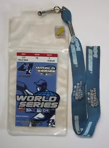 2004 World Series Game 4 Ticket Stub St. Louis Cardinals vs Boston Red Sox - Picture 1 of 3