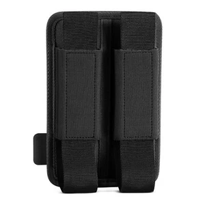 "OPEN-TOP" Double Extended Pistol Magazine Holder Storage Carrier w/ Hook Panel - Picture 1 of 6