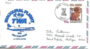 FFUS TWA Airlines New York NY - Miami December 15 1979 AAMC#TW-D34S - Picture 1 of 1