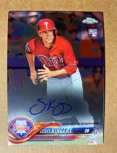 2018 Topps Chrome Scott Kingery RC Auto - Bild 1 von 2