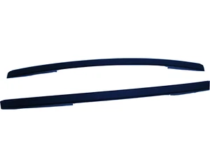 VE VF COMMODORE SV6 SS V UTE ROOF GUTTER MOULDS PAIR IN SATIN PITCH BLACK GM NEW - Picture 1 of 2