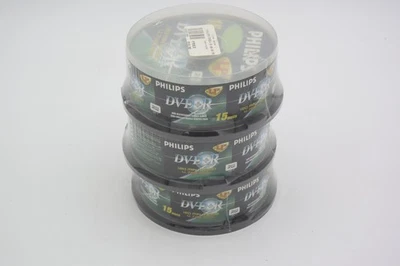 3 Philips DVD+R DVDRIS02/721 4.7GB Data 120 Min Video Cake Box Spindle - Image 1 of 2