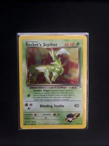Pokemon TCG - Rocket's Scyther Gym Heroes Unlimited Holo - 13/132 - Imagen 1 de 8