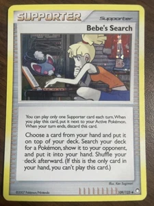 Pokemon TCG - Bebe's Search 109/123 Mysterious Treasures Cosmos Holo Uncommon HP - Picture 1 of 2