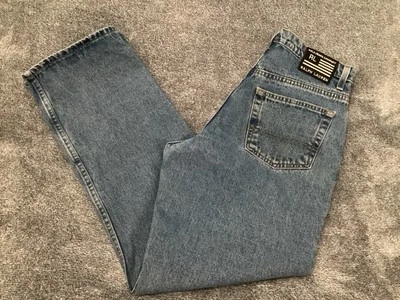 Polo Jeans Co. Y2K Ralph Lauren Blue Denim Jeans Loose Fit Men’s Size 31x32 - Image 1 of 4