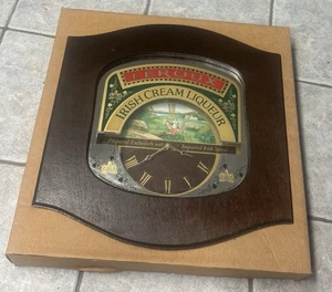 Vintage Bar Leroux Irish Cream Likör Wanduhr Man Cave - Bild 1 von 3