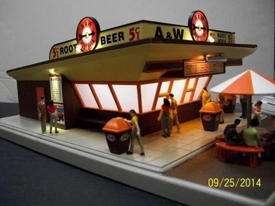 A&W Root Beer Soda Cola Pop Retro Vintage Sign 8x12 inches  Mancave Garage 05 - Image 1 of 2