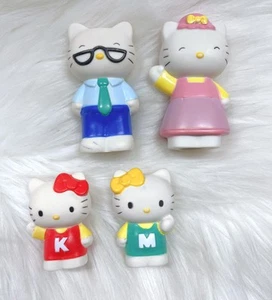 Vintage 2003 Sanrio Hello Kitty Plastic Family Figure Toys Lot - Picture 1 of 6