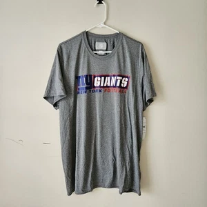 New York Giants T-Shirt Tee Mens XL Heathered Gray NFL Team Apparel NWT - Picture 1 of 12