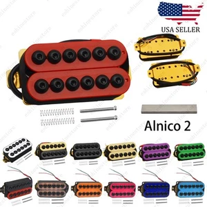 Alnico 2 Humbucker Tonabnehmer - Doppelspule E-Gitarre Tonabnehmer mit Schirmkopf - Bild 1 von 30
