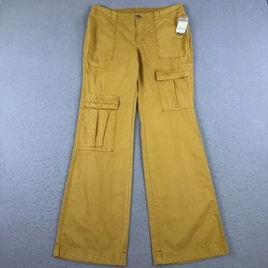 Free People The Thing Is Low Rise Cotton Utility Pants Orange Canyon Moon 6 Boho - Picture 1 of 10