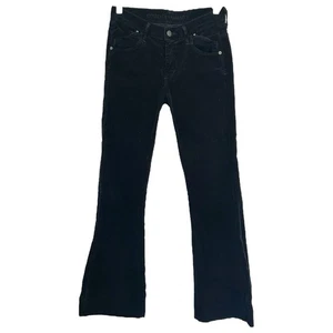 Citizens of Humanity Women's Black Corduroy Low Rise Flare Pants Sz 27 - Picture 1 of 9