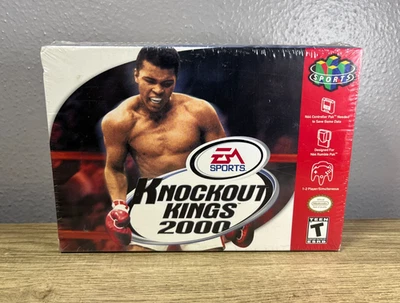 Knockout Kings 2000 - N64 Nintendo 64 - Brand NEW SEALED W/ Protective Cover - Image 1 of 4