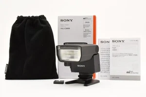 🎦【 UNUSED w/ Pouch & Stand in Box 】 Sony HVL-F28RM Shoe Mount Flash From... - Picture 1 of 13