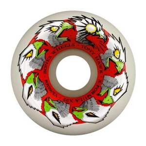 BONES Wheels X-Formula Hawk 'Animation' V5 Sidecut Skateboard Wheels 60mm 99A - Picture 1 of 2