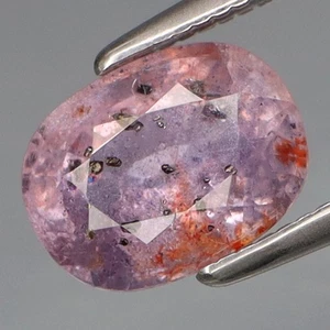 2,03 quilates ¡Color raro! Piedra preciosa de zafiro rosa púrpura sin calefacción Tanzania buen brillo - Imagen 1 de 4