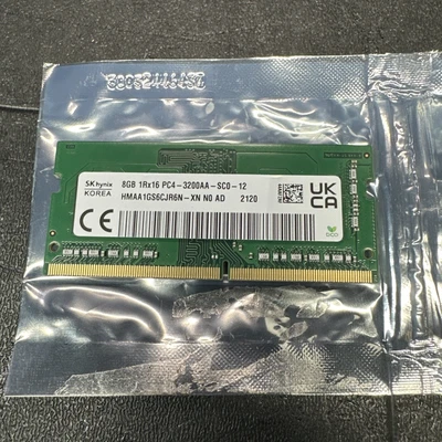 Hynix 8GB RAM DDR4 1Rx16 PC4-3200AA HMAA1GS6CJR6N-XN - Image 1 of 3
