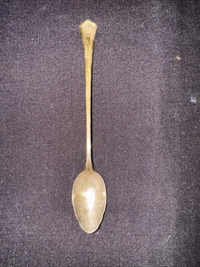 Damaged Antique Sterling Silver Long Spoon - Picture 1 of 4
