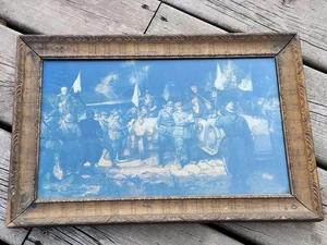 ORIGINAL WWI FRAMED PRINT 1918 GERMAN SURRENDER - Picture 1 of 10