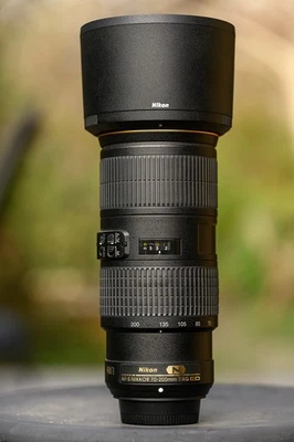 Nikon AF-S 70-200mm F/4 ED VR Nano Mint Condition all original - image 1 of 4