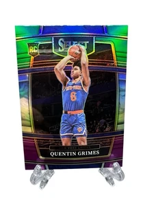 2021-22 Select Quentin Grimes RC #24 Green White Purple Prizm - Picture 1 of 2