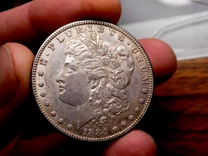 MORGAN SILBER DOLLAR 1884 SCHÖNER AU 90% SILBER DOLLAR - Bild 1 von 4