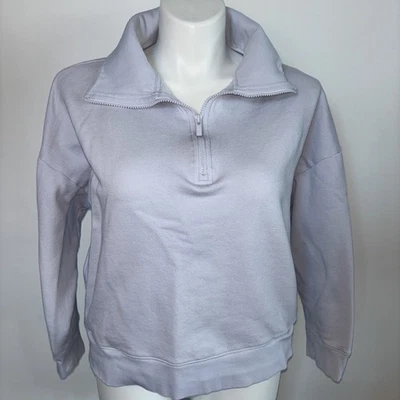 Victoria’s Secret ROSA Ski Club Media Cremallera Pullover Sudadera Gris Talla L Foto 1 de 4