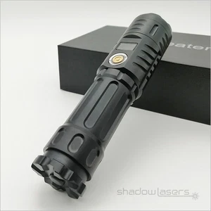 TH2000BH7 Messa a fuoco regolabile 450nm puntatore laser blu raggio visibile corpo nero US - Foto 1 di 6