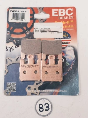 Pastillas completas de freno delanteras EBC HH Kawasaki, Suzuki, #FA369/4HH ver tabla de montaje Foto 1 de 2