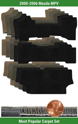 Juego de alfombrillas Lloyd Custom Ultimat para Mazda MPV 2000-2006 (3 piezas) #W7H Foto 1 de 4