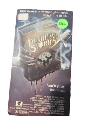 DEADTIME STORIES VHS RARE OOP HORROR ANTHOLOGY - Image 1 of 3