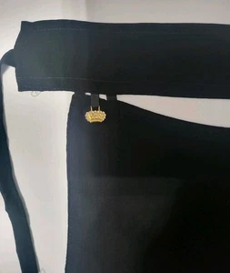 Brandneu Saudi Niqab Schleier kurz schwarz weiches atmungsaktives Material WEICHES STIRNBAND  - Bild 1 von 2