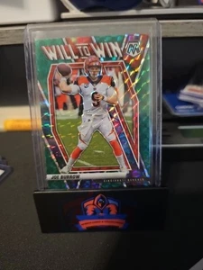 Joe Burrow Green Will To Win Prizm - 2021 Panini Mosaic Football - Bengals - Bild 1 von 2
