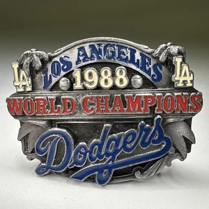 1988 Los Angeles Dodgers OFFIZIELLE 10k Gürtelschnalle Weltmeister Eröffnungstag - Bild 1 von 3