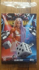 WWE WrestleMania 41 Las Vegas Card Pack Topps Zelina Vega Drew McIntyre - Bild 1 von 2
