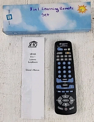 X10 Powerhouse 8 In 1 Learning RF Universal Remote Control UR24A-C - Image 1 of 4