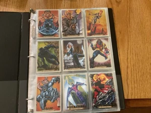 2024 Marvel Masterpieces '92 Platinum Complete Base Set Near Mint - Picture 1 of 4