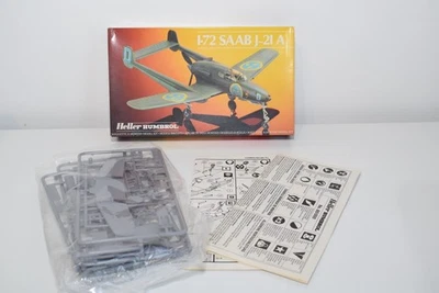 B85 1:72 HELLER 80261 SAAB J21A J21 A J 21 A AIRPLANE PLANE MIB SIGILLATO - Immagine 1 di 4