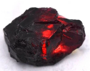 Natural Painite Red Brown Unheated Facet Rough 42.20 Ct Mogok Certified Gemstone - Picture 1 of 5