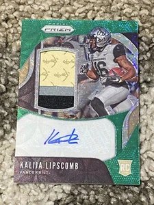 2020 Chronicles Prizm Kalija Lipscomb Green Scope Patch Auto RPA 49/49 1/1 - Bild 1 von 5