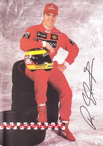 Ralf Schumacher Dekra Formula 1 postcard Cover
