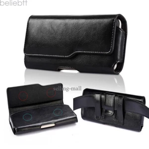 Funda protectora horizontal de cuero genuino para teléfono celular para iPhone 6 7 8 SE - Imagen 1 de 14