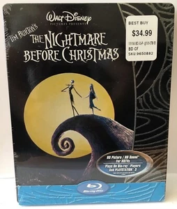 The Nightmare Before Christmas Blu-ray 2008 Rare OOP Steelbook Brand New Sealed - Imagen 1 de 2