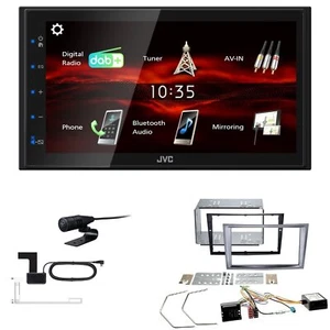 JVC Bluetooth DAB+ Autoradio für Opel Astra H charcoal-metallic inkl Canbus - Bild 1 von 5