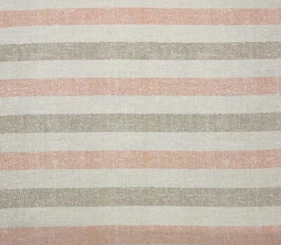 GUARDA-SOL 45984 PARIS BLUSH LISTRA LARANJA TECIDO INTERNO EXTERNO POR JARDA 54"W - Imagem 1 de 4