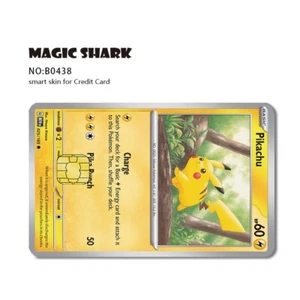 Credit Card SMART Sticker skin protector pre-cut small chip (FRONT ONLY) - Picture 1 of 1