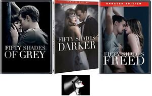 Fifty Shades of Grey DVD Triple Feature Includes Grey Freed & Darker New
