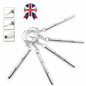 5 x Mini Screwdriver Tool Repair set keyring for Watch,Glasses,CellPhone uk - Picture 1 of 12