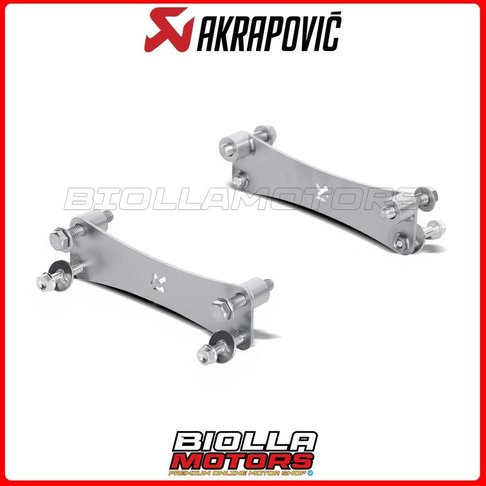 KIT RIALZO FISSAGGIO BORSE AKRAPOVIC Harley Davidson Softail FLSTC Heritage Clas Foto 1 de 4
