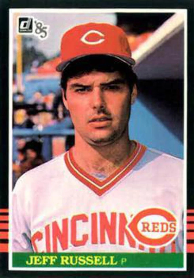 #487 Jeff Russell - Cincinnati Reds - 1985 Donruss Baseball - Image 1 of 1